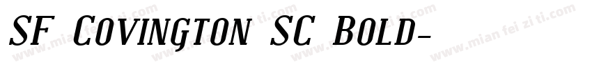 SF Covington SC Bold字体转换